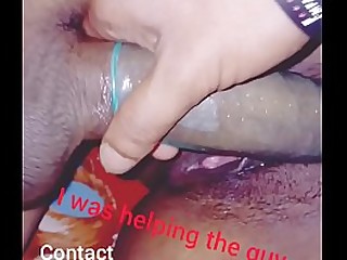 My Desi teen gf fucking with big cock bull,I m helping